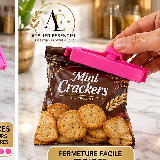 5 pièces Portable cuisine stockage alimentaire Snack joint scellage sac Clips scellant pince en plastique outil cuisine accessoires alimentaire sac Clips