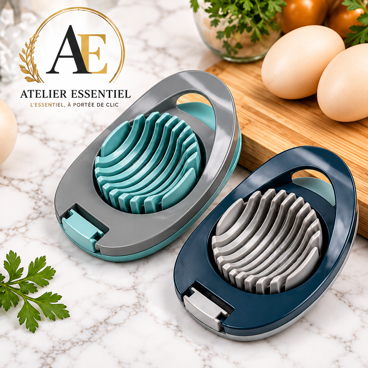 Trancheuse d'œufs en fil d'acier inoxydable, pour la maison, coupe-œufs durs, trancheur de fruits, Gadgets curieux de cuisine, outils de petit déjeuner
