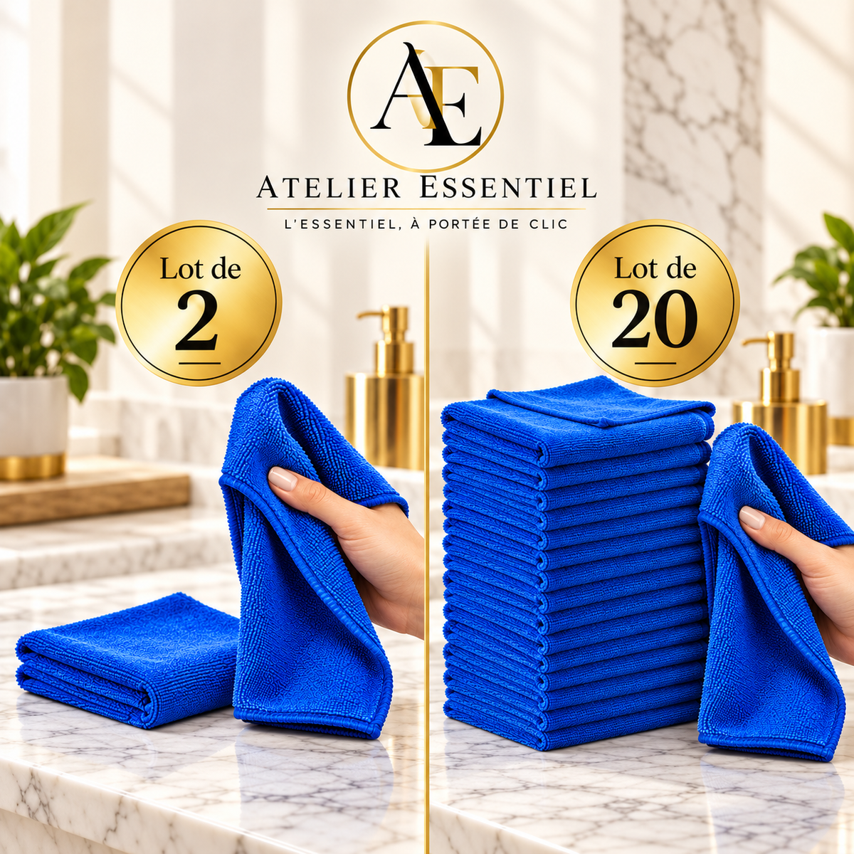 Serviettes en microfibre pour lavage de voiture, tissu de séchage, chiffons de nettoyage ménager, chiffon de polissage pour détails automobiles, outils de nettoyage de la maison, 1 à 20 pièces
