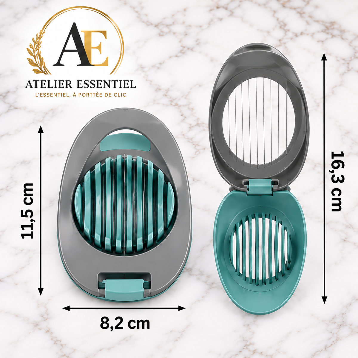 Trancheuse d'œufs en fil d'acier inoxydable, pour la maison, coupe-œufs durs, trancheur de fruits, Gadgets curieux de cuisine, outils de petit déjeuner