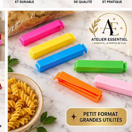 5 pièces Portable cuisine stockage alimentaire Snack joint scellage sac Clips scellant pince en plastique outil cuisine accessoires alimentaire sac Clips