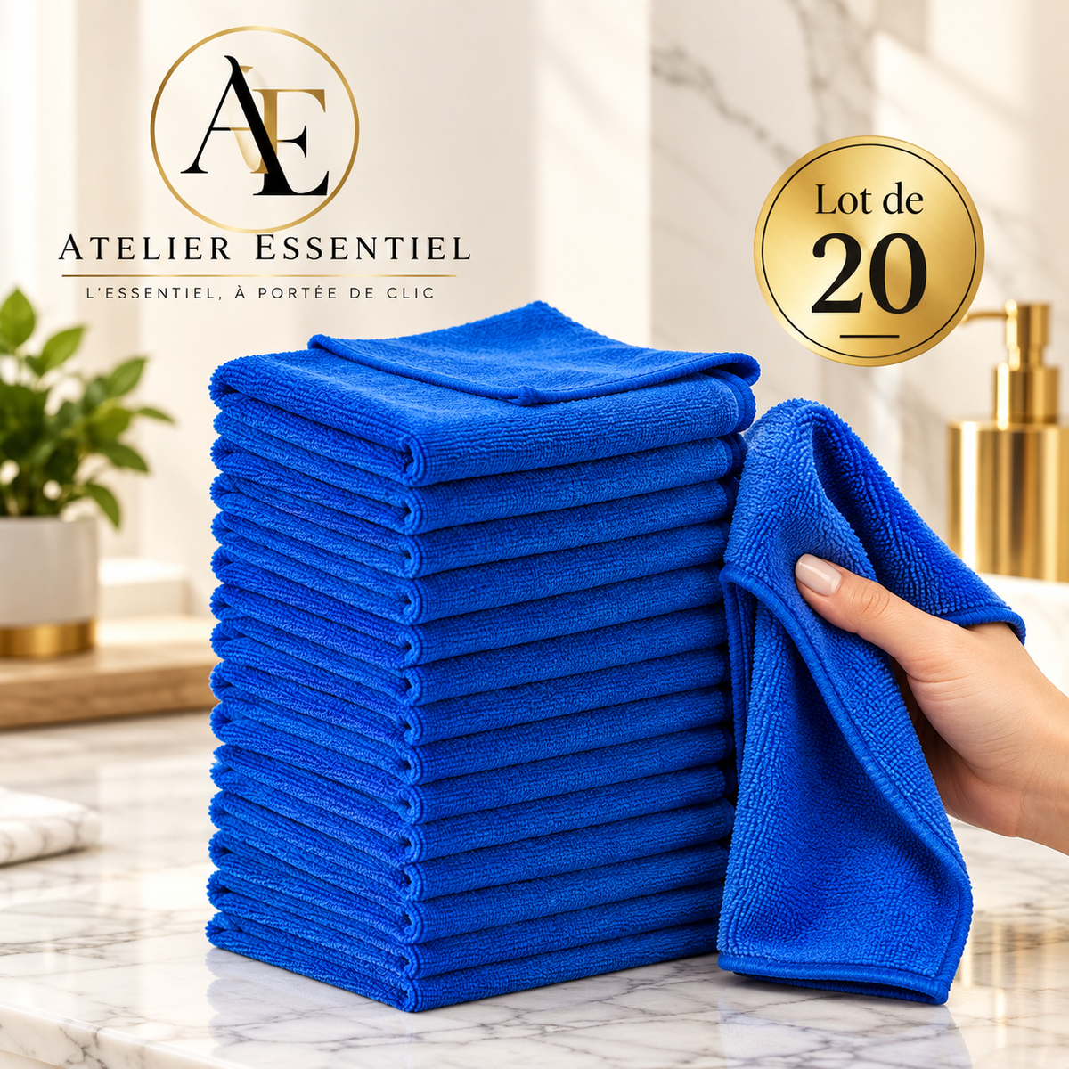 Serviettes en microfibre pour lavage de voiture, tissu de séchage, chiffons de nettoyage ménager, chiffon de polissage pour détails automobiles, outils de nettoyage de la maison, 1 à 20 pièces