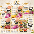 Coupe-oignon, hachoir à légumes en acier inoxydable pour tomate, pomme de terre, avocat, œufs, fruits, citron, viande, outil de cuisine